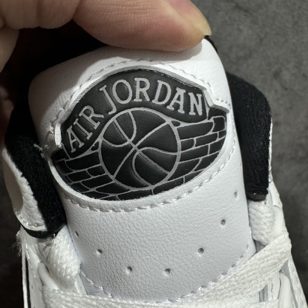 纯原头层版AirJordan2/3RetroAJ2/3乔2/3白黑色低帮篮球鞋FD0383-100细节皮