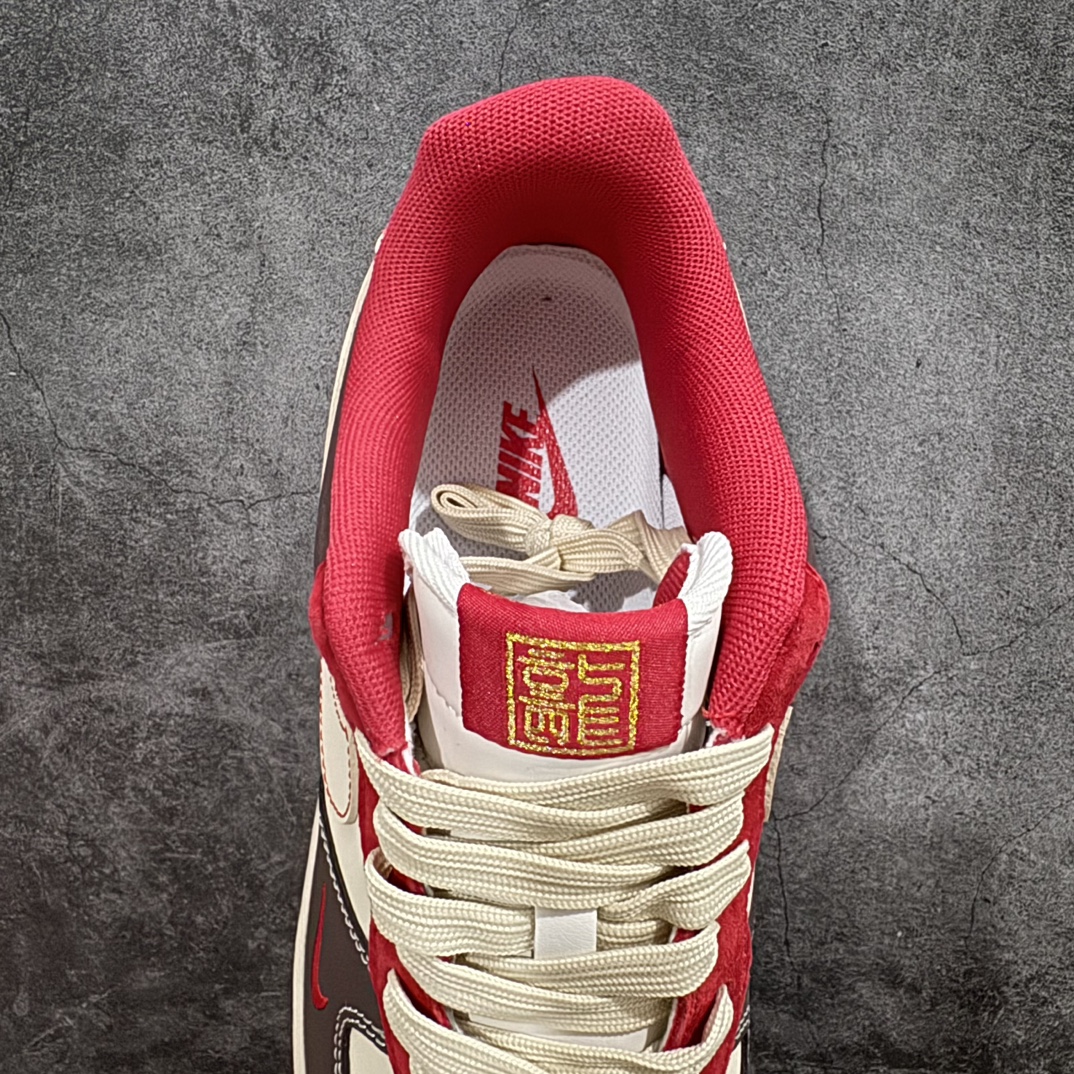 公司级NikeAirForce1Low07龙年限定黄棕红原楦头原纸板打造纯正低帮空军版型专注外贸渠道全掌