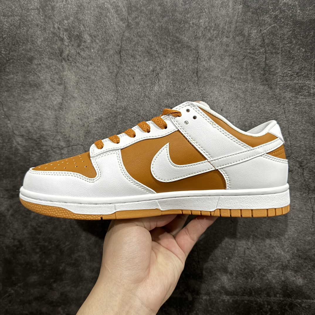 220 耐克Nike SB Dunk Low"Dark Curry"扣篮系列低帮休闲运动滑板板鞋“香橙司康翻转咖喱”FQ6965-700