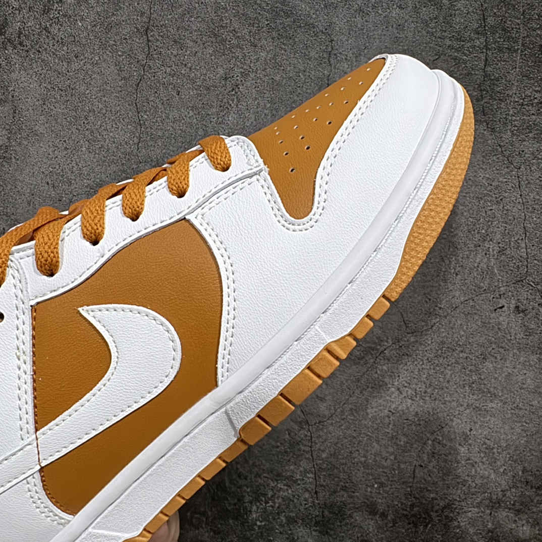 220 耐克Nike SB Dunk Low"Dark Curry"扣篮系列低帮休闲运动滑板板鞋“香橙司康翻转咖喱”FQ6965-700