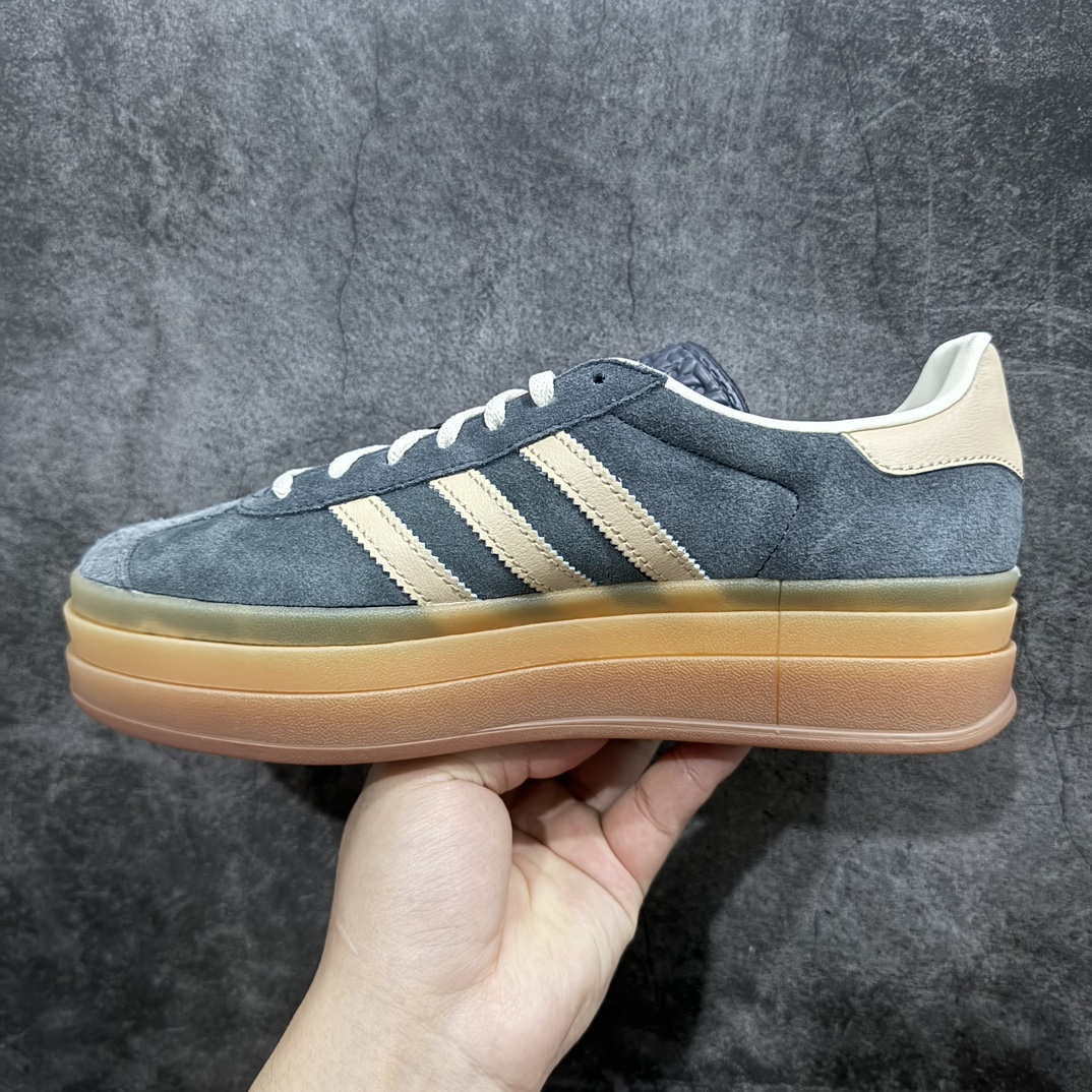 220 【渠道纯原】Ad Originals Gazelle Bold IE0428 三叶草厚底休闲防滑耐磨低帮板鞋