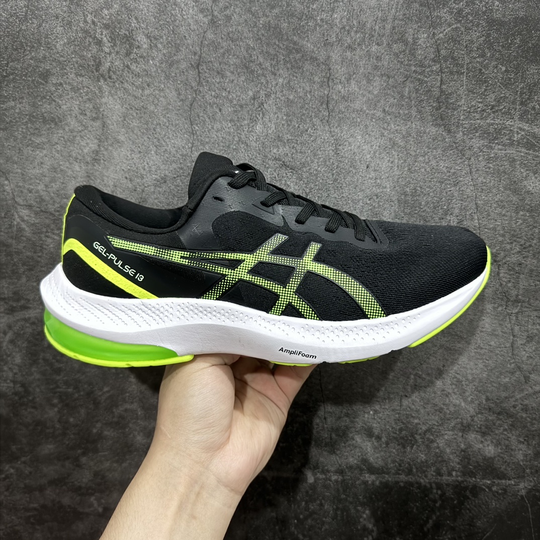 【公司级】ASICS Onitsuka Gel-Pulse 13 亚瑟士轻量跑鞋 超轻量专业运动慢跑鞋n进口双层丝纤维工程网布鞋面轻量舒适透气材质中底3D可视GEL缓震胶效果升级FLYTEFOAM BLAST全新缓震中底部位科技材质  尺码：40 40.5 41.5 42 42.5 43.5 44 45 编码：JZ220240-莆田鞋批发中心