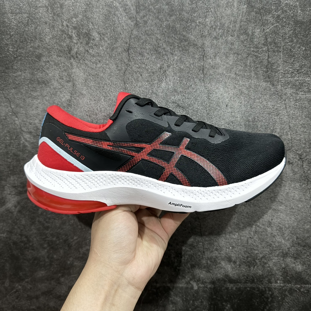 【公司级】ASICS Onitsuka Gel-Pulse 13 亚瑟士轻量跑鞋 超轻量专业运动慢跑鞋n进口双层丝纤维工程网布鞋面轻量舒适透气材质中底3D可视GEL缓震胶效果升级FLYTEFOAM BLAST全新缓震中底部位科技材质  尺码：40 40.5 41.5 42 42.5 43.5 44 45 编码：JZ220240-鞋库