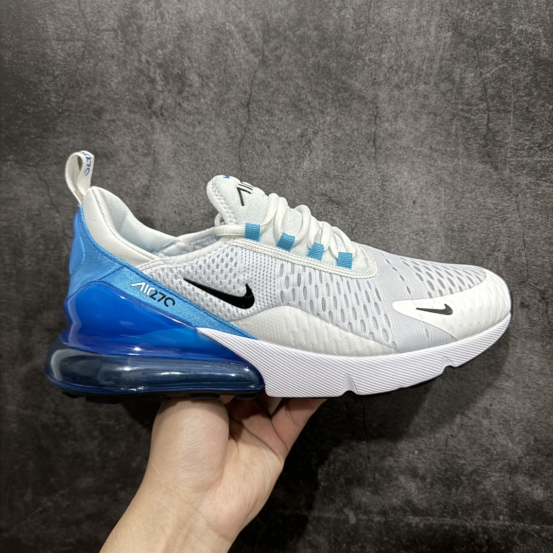 【公司级】NK React Air Max 270 混合科技后掌半气垫慢跑鞋 AH8050-110nn设计灵感源自两款搭载大型AIR缓震配置的经典鞋款 该鞋款后跟增加NK大型AIR气垫缔造柔软脚感 兼具非凡优质外观和出色穿着体验 性能出众的一双跑步鞋 时尚的一体鞋面高频搭配编织条纹 动感且活力满满 性能也非常强悍  尺码：36 36.5 37.5 38 38.5 39 40 40.5 41 42 42.5 43 44 44.5 45 编码：JZ210220-鞋库