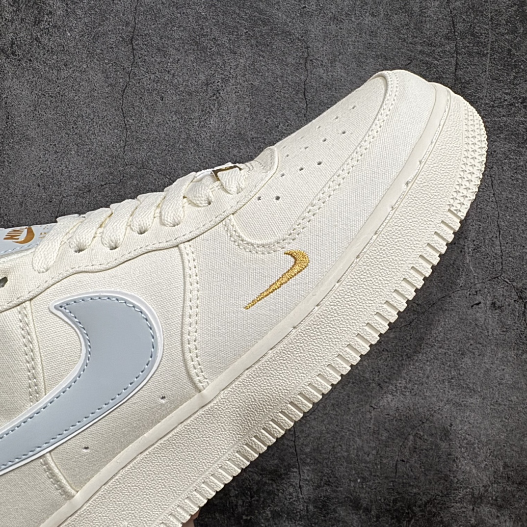 图片[6]-【公司级】官方同步发售Nike Air Force 1 \’07 冰蓝金勾 布面空军一号低帮休闲板鞋 3m炫彩反光 进口牛筋布 原楦头原纸板 纯正空军版型 定制鞋盒 全掌内置全掌气垫 原厂中底钢印 拉帮完美 货号：MN5696-009SIZE：36 36.5 37.5 38 38.5 39 40 40.5 41 42 42.5 43 44 44.5 45 编码：LF270280-鞋库