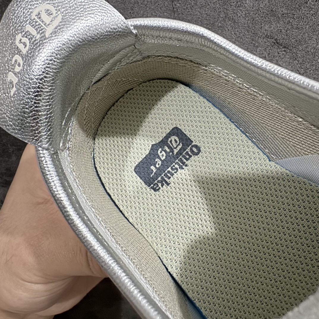 图片[8]-【PH纯原】Asics Onitsuka Tiger MEXICO 66 亚瑟士鬼冢虎复古经典板鞋 银白色nn印尼厂Oem原单材料 除成型在PT外n其余全部客供材料 淘宝B级代购店铺内供💯n四联官方吊牌 乳胶组合鞋垫、羊皮纸质中底 不用宰手买专柜 这里满足你👊🏼 全新工厂开发 一线品质 全部原鞋一比一开发 Size：36-46 全码出货 编码：T1240260-莆田鞋批发中心