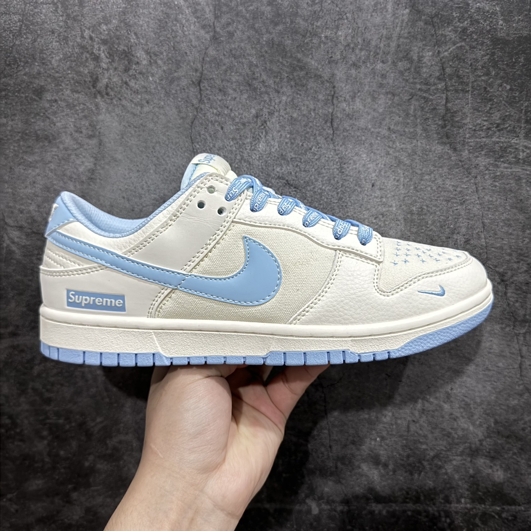 【定制版】Nk SB Dunk Low Supreme联名-天蓝帆布 周年高端定制 低帮休闲板鞋rn#定制鞋盒 大厂纯原品质出货 超高清洁度 皮料切割干净无任何毛边 细节完美r 货号：BB6698-513 尺码：36 36.5 37.5 38 38.5 39 40 40.5 41 42 42.5 43 44 44.5 45 编码：HXS320340-莆田鞋批发中心