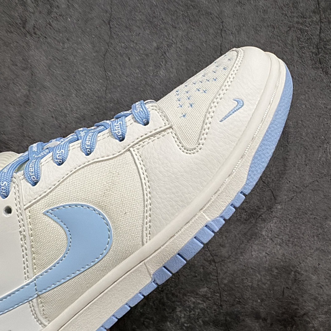 图片[6]-【定制版】Nk SB Dunk Low Supreme联名-天蓝帆布 周年高端定制 低帮休闲板鞋rn#定制鞋盒 大厂纯原品质出货 超高清洁度 皮料切割干净无任何毛边 细节完美r 货号：BB6698-513 尺码：36 36.5 37.5 38 38.5 39 40 40.5 41 42 42.5 43 44 44.5 45 编码：HXS320340-莆田鞋批发中心