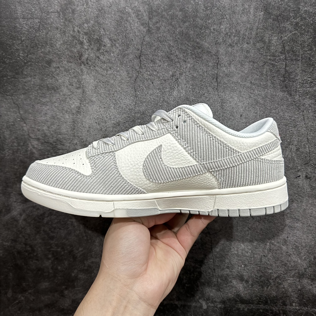 280 【定制版】Nk SB Dunk Low Supreme联名-织布米灰勾 周年高端定制 低帮休闲板鞋 FC1688-143