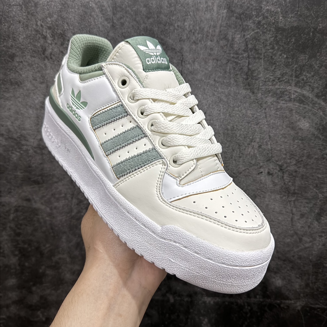 图片[3]-【纯原版】阿迪达斯 Adidas Original Forum 84 Low OG 低帮复古潮流运动板鞋市售最强版本 全套原纸板楦头开发 大厂流水线 做工成熟稳定 此款以复古篮球鞋的外形为基础 采用皮革拼接 简约百搭 更加贴合舒适 中底内侧网格造型起到点睛之笔 外底橡胶 更显 货号:IG0286 尺码：36 36.5 37.5 38 38.5 39 40 40.5 41 42 42.5 43 44 45-莆田鞋批发中心