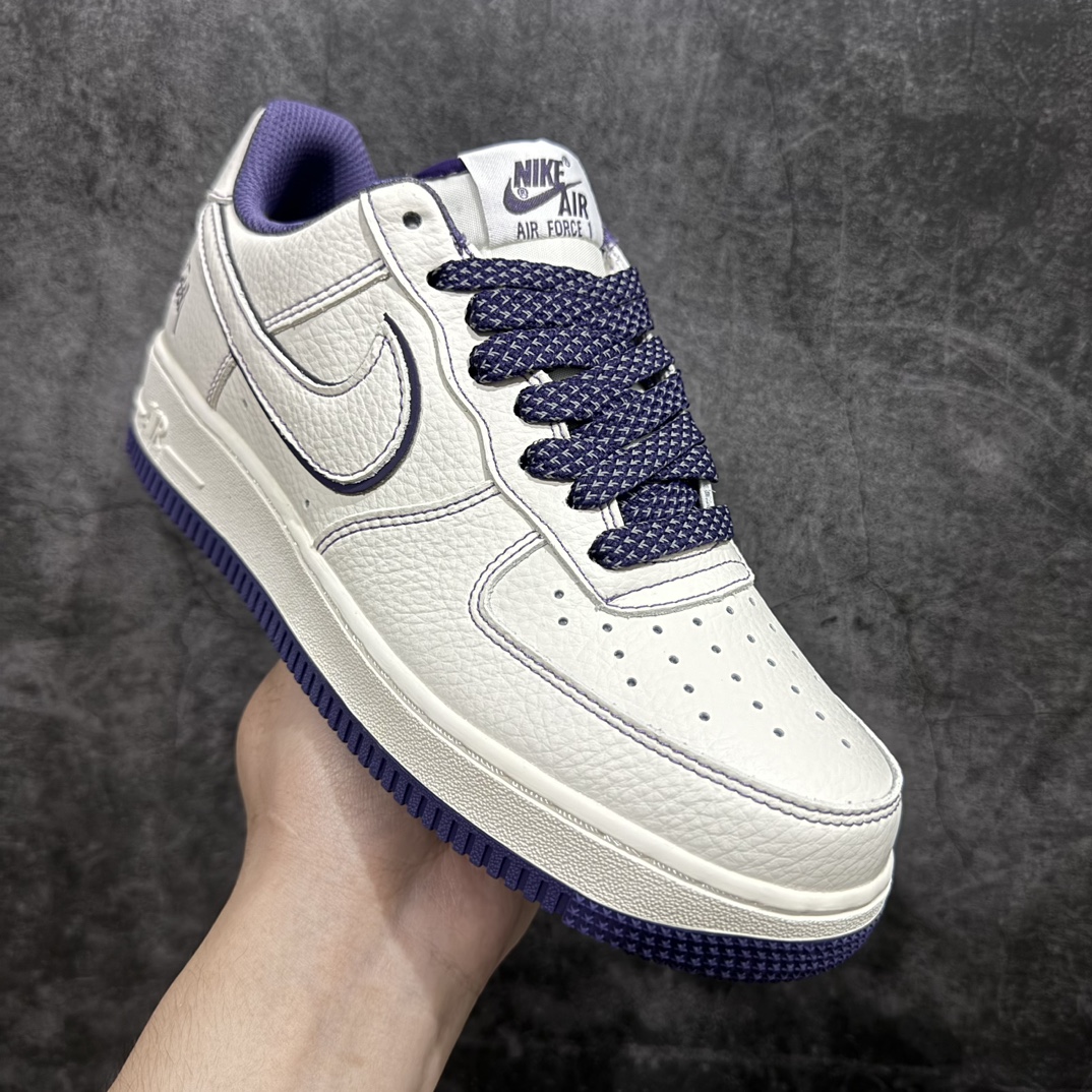 图片[3]-【公司级】Stussy x Nk Air Force 1\’07 Low 斯图西联名 军紫色反光 空军一号低帮休闲板鞋 UN1635-222rn#客供高亮3M反光 定制皮料 折边针车 工艺难度大 原楦头原纸板 内置全掌气垫r 尺码：36 36.5 37.5 38 38.5 39 40 40.5 41 42 42.5 43 44 44.5 45 编码：HXS290300-鞋库