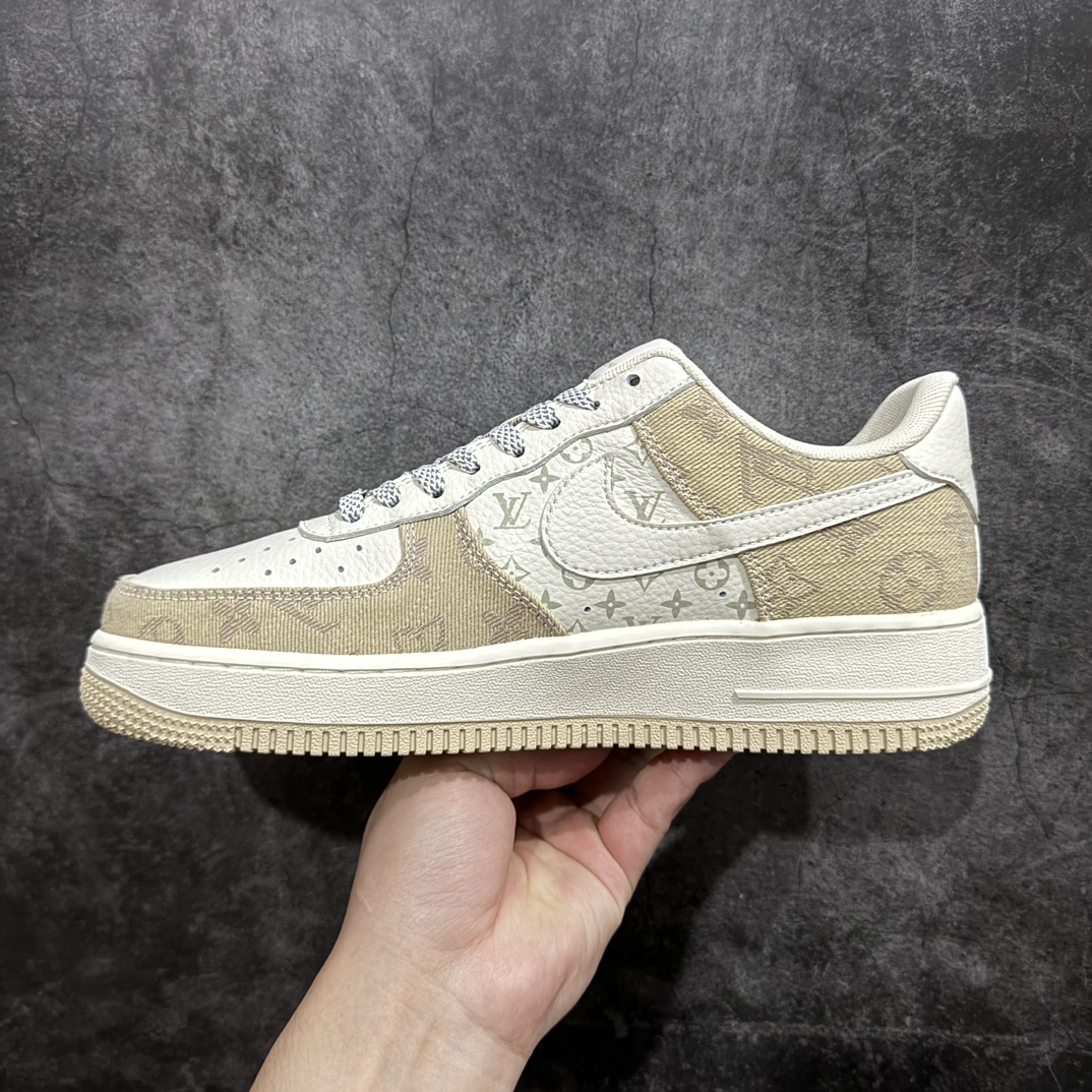 200 海外限量发售 Nike Air Force 1 '07 Low “LV联名--荧光卡其牛仔”空军一号  DD8686-300