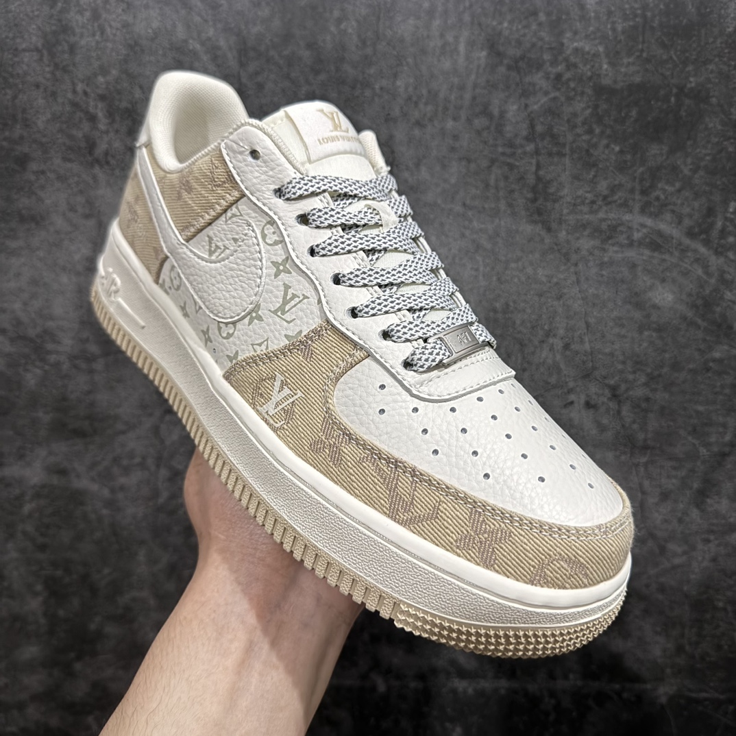 200 海外限量发售 Nike Air Force 1 '07 Low “LV联名--荧光卡其牛仔”空军一号  DD8686-300