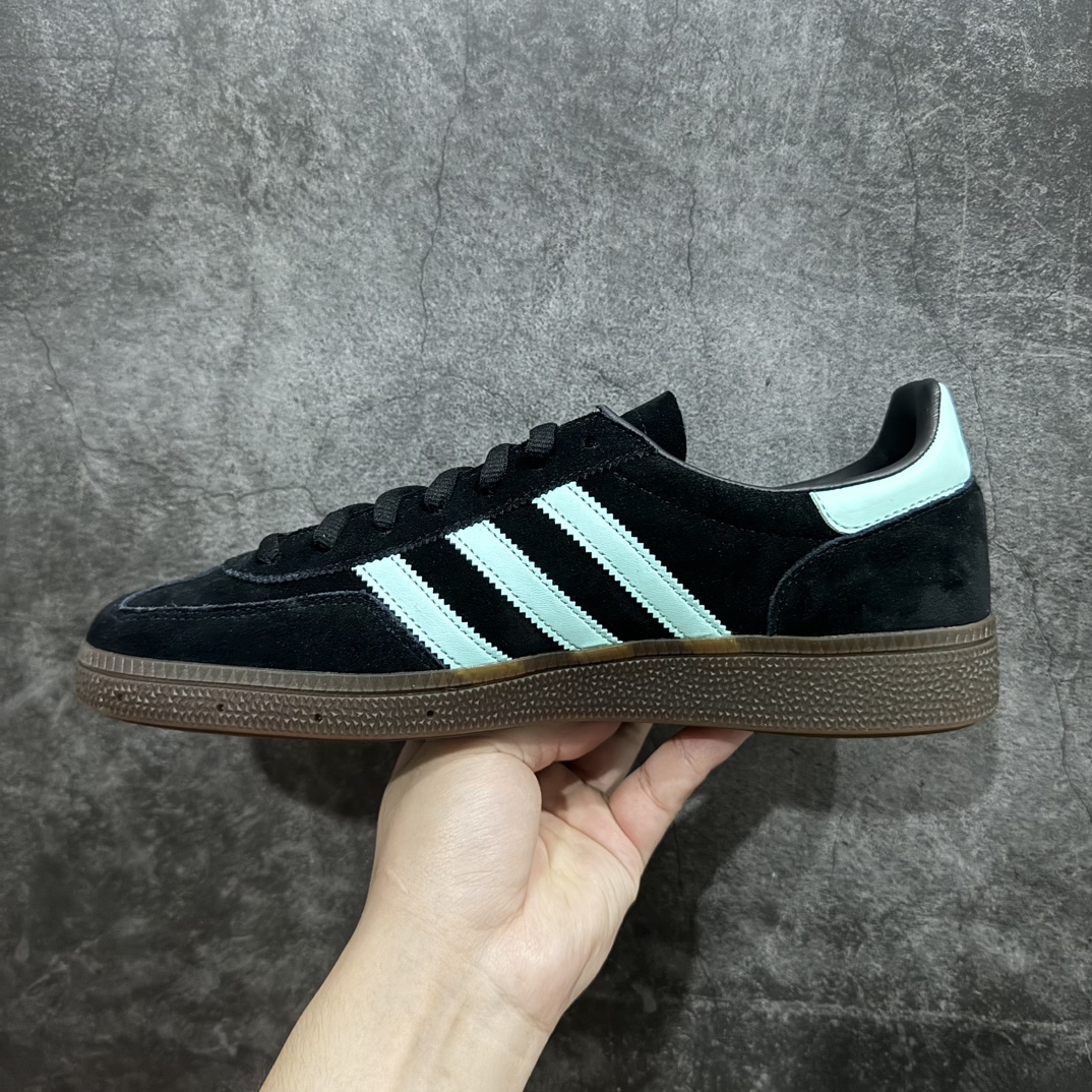 图片[2]-【Top纯原版】Adidas Handball Spezial  阿迪达斯经典款反毛皮复古休闲板鞋 蒂芙尼绿黑生胶IH7491nn大厂出品 原厂材料打造 天花板品质 区别市场货n原厂原档案开发出品 皮料切割干净无任何毛边鞋型细节完美 超高清洁度 市场最高版本  尺码：36 36.5 37 38 38.5 39 40 40.5 41 42 42.5 43 44 44.5 45 编码：TOP240260-鞋库