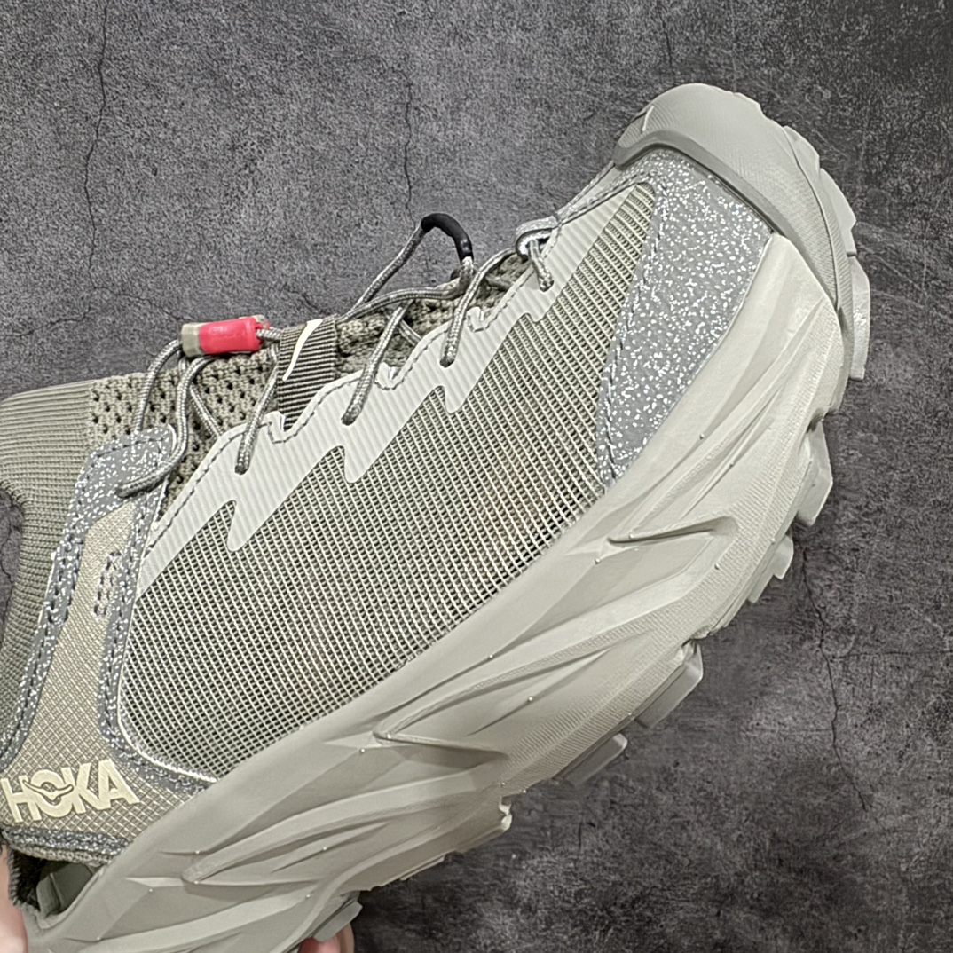 240 【小绿X版】HOKA ONE Hopara 2 霍帕拉 沙滩凉鞋 灰色 1147650-BYT