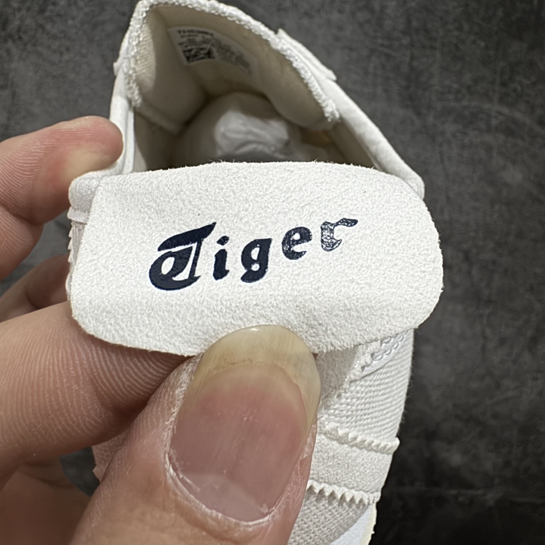 图片[2]-【PH纯原】Asics Onitsuka Tiger MEXICO 66 亚瑟士鬼冢虎复古经典板鞋 白色nn印尼厂Oem原单材料 除成型在PT外n其余全部客供材料 淘宝B级代购店铺内供💯n四联官方吊牌 乳胶组合鞋垫、羊皮纸质中底 不用宰手买专柜 这里满足你👊🏼 全新工厂开发 一线品质 全部原鞋一比一开发 Size：36-46 全码出货 编码：T1190200-鞋库