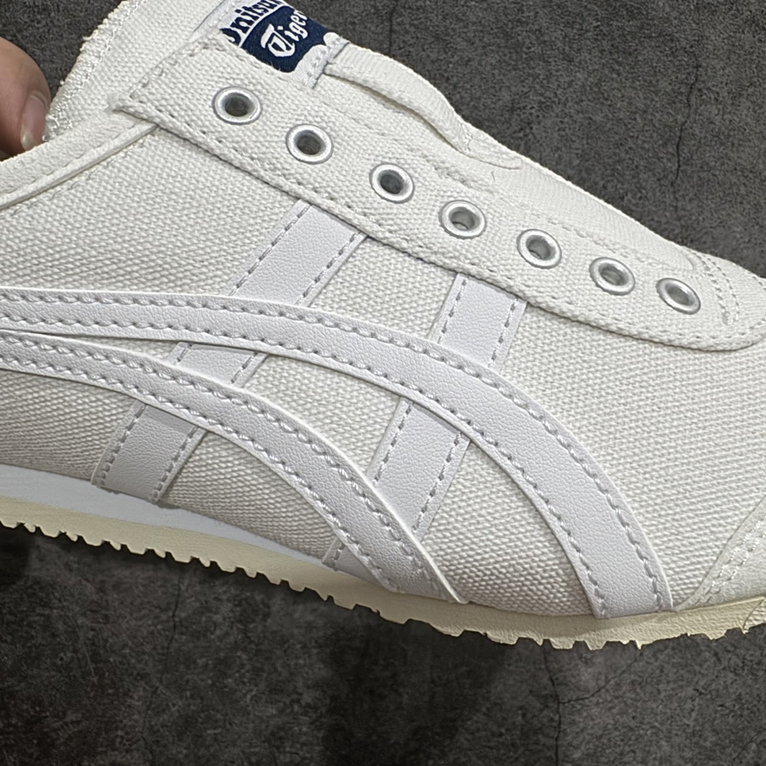 图片[4]-【PH纯原】Asics Onitsuka Tiger MEXICO 66 亚瑟士鬼冢虎复古经典板鞋 白色nn印尼厂Oem原单材料 除成型在PT外n其余全部客供材料 淘宝B级代购店铺内供💯n四联官方吊牌 乳胶组合鞋垫、羊皮纸质中底 不用宰手买专柜 这里满足你👊🏼 全新工厂开发 一线品质 全部原鞋一比一开发 Size：36-46 全码出货 编码：T1190200-鞋库