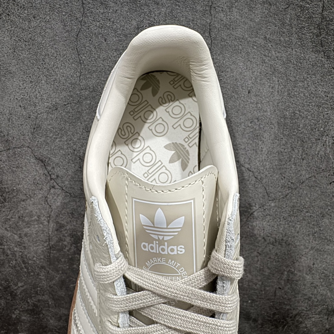 230 Adidas Originals Samba Vegan桑巴德训鞋 白紫棕 IE7013 灰生胶