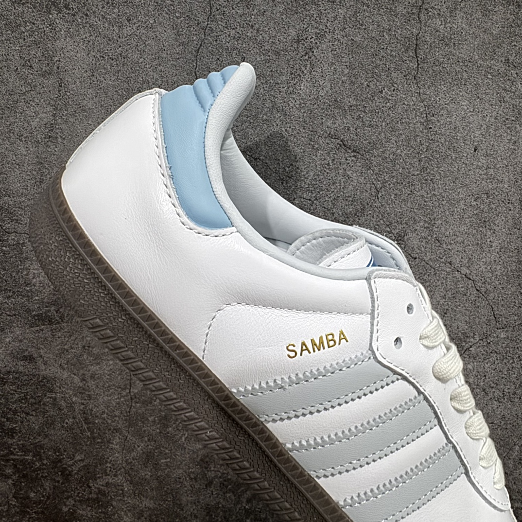 230  Adidas Originals Samba 桑巴德训鞋  ID2055 白浅蓝