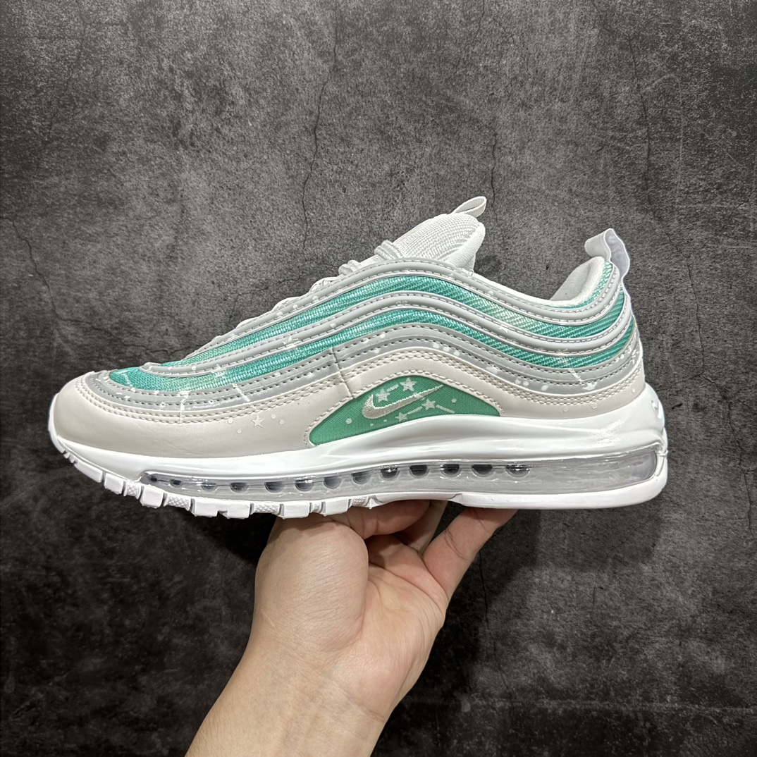 纯原版NKAirMax97星辰大海北斗七星秀禾星座永恒白绿星空扎染渐变全新配色原装批次子弹拆解原鞋开发打