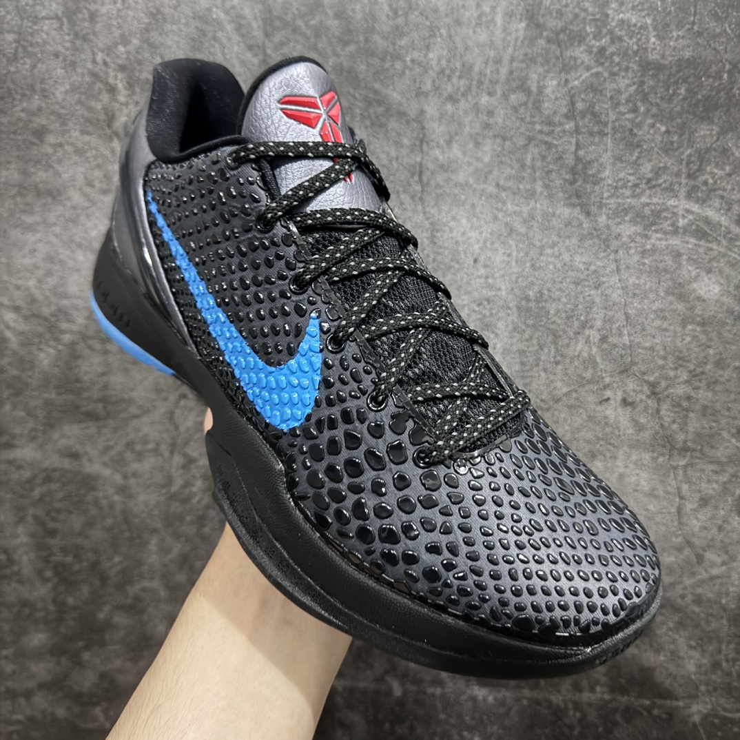 GX美版复刻天花板NKZoomKobe6Protro科比六代黑暗骑士黑蓝429659-008完美复刻公司