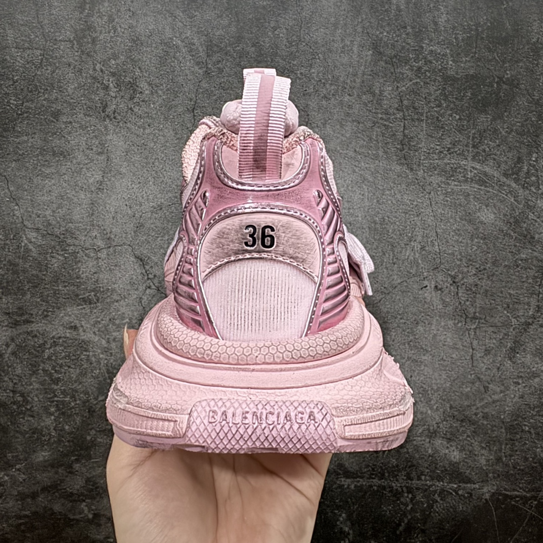 XA版本BALENCIAGA3XLSneakers巴黎世家十代网布系带低帮走秀复古老爹鞋全套原纸板楦头开