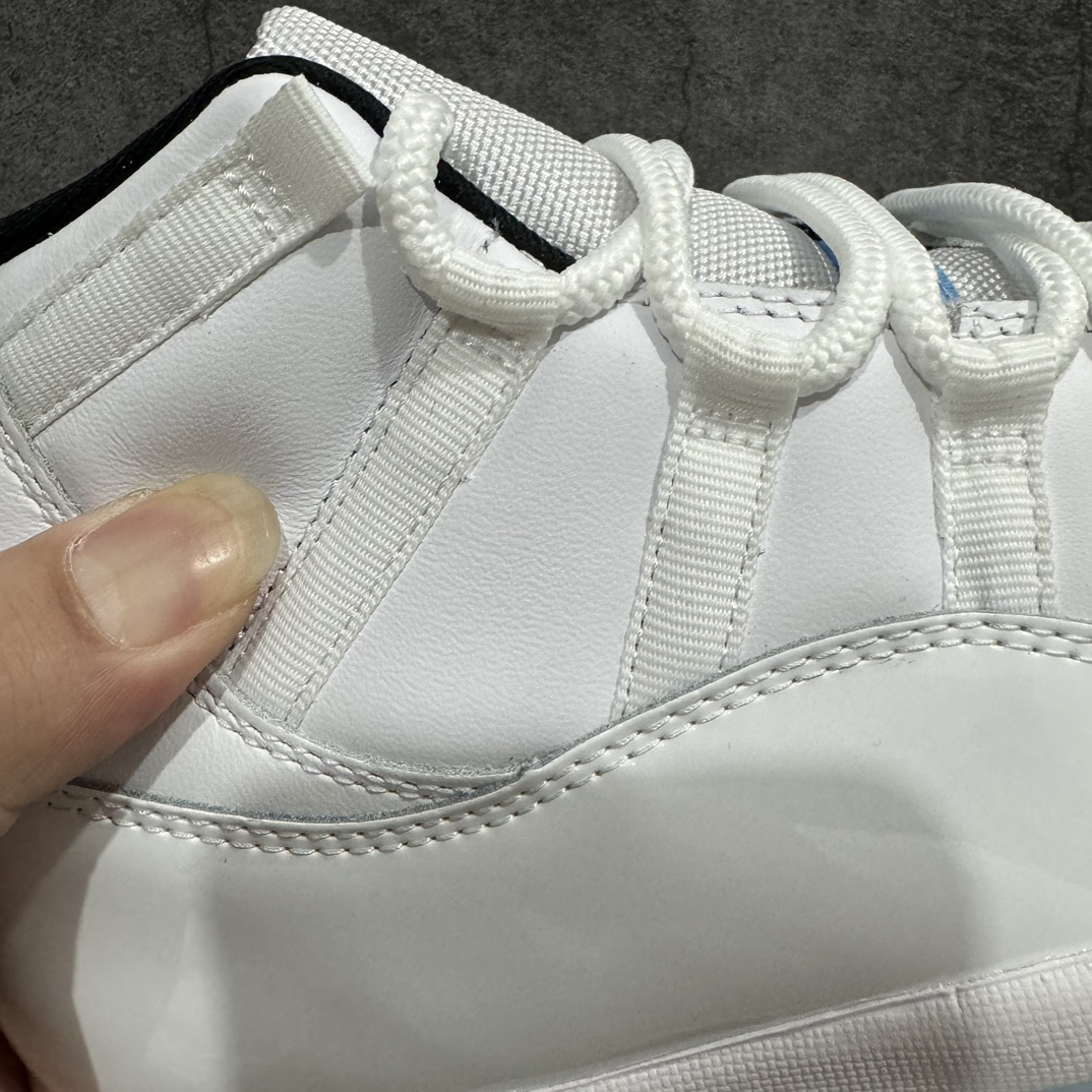 图片[3]-【xp纯原】Air Jordan 11 “Legend Blue” AJ11 传奇蓝 北卡蓝 2024年发售版 货号：CT8012-104nn台湾原厂牛津布，密度紧实，感光度高n领口定型与填充物饱和度完美契合n鞋身主材质均来自三本久sadisa 俗称原厂皮料n鞋身全电脑针车，针距固定，间距平行，转弯自然n蓝色电绣飞人LOGO，饱满自然n冰蓝水晶大底，色泽鲜艳，透光度高 台湾原产碳板n盒标立体标，内置感应芯片内里SIZE标，LNM代工厂n目前市场首个纯原版本 市场第一梯队品质 尺码：40-47.5 编码：XP500520-鞋库