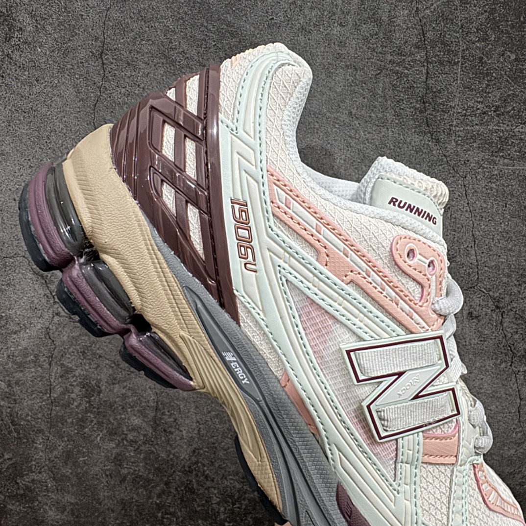 K版NewBalance1906系列复古老爹风休闲运动慢跑鞋M1906ND#采用轻质牛剖革拼接透气网眼衬