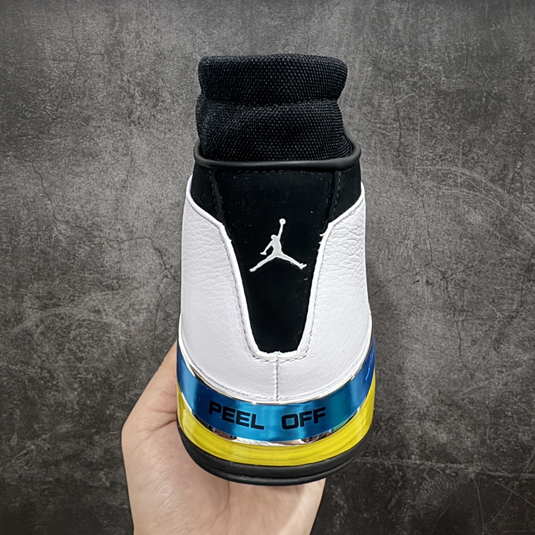 莞产纯原原厂渠道AirJordan17Low“Lightning”Aj17白黑黄低帮闪电即将独家全码出货