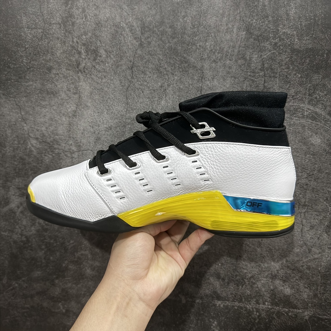 莞产纯原原厂渠道AirJordan17Low“Lightning”Aj17白黑黄低帮闪电即将独家全码出货