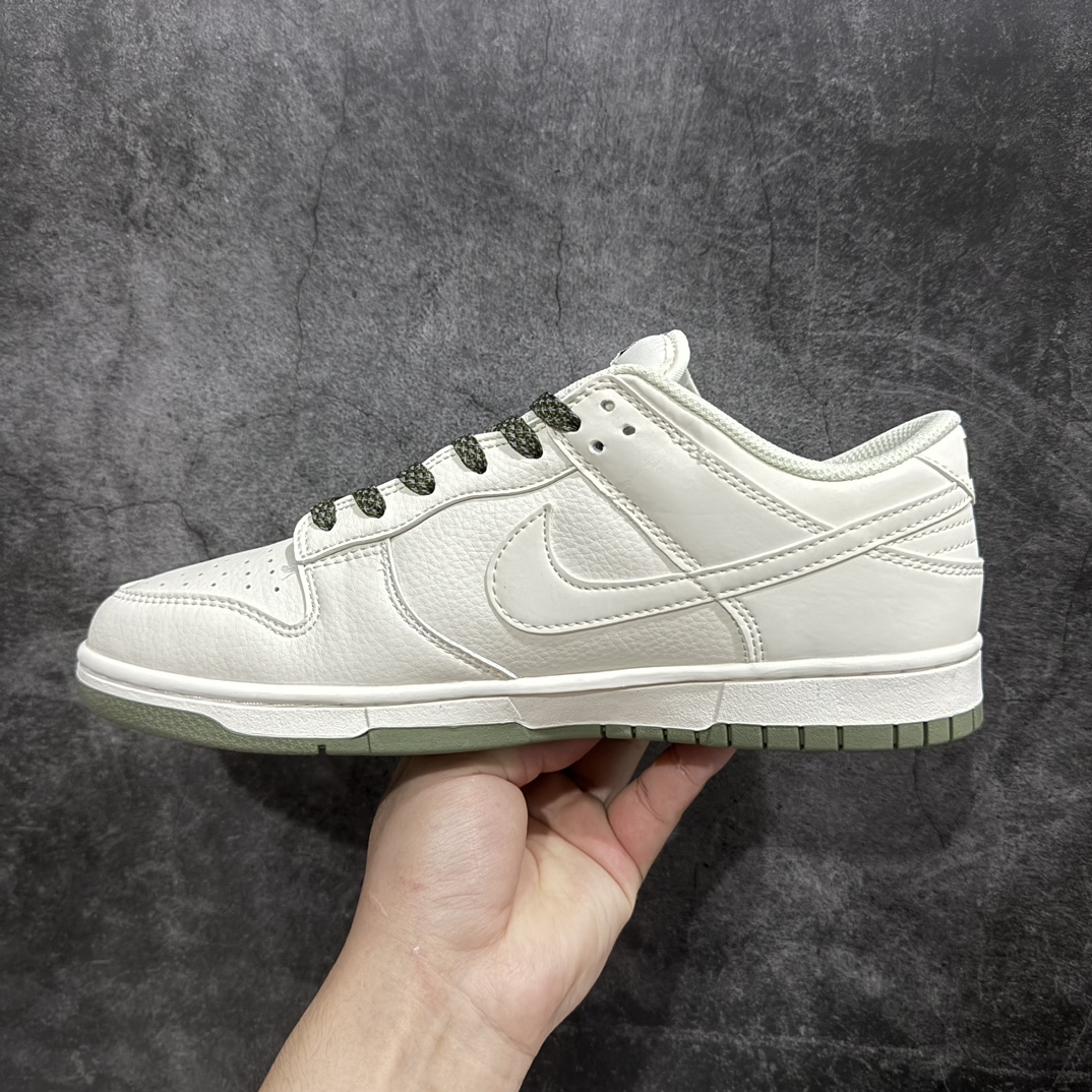 220 【定制版】Nk SB Dunk Low 联名三勾 军绿配色 低帮休闲运动滑板板鞋 NK5639-323