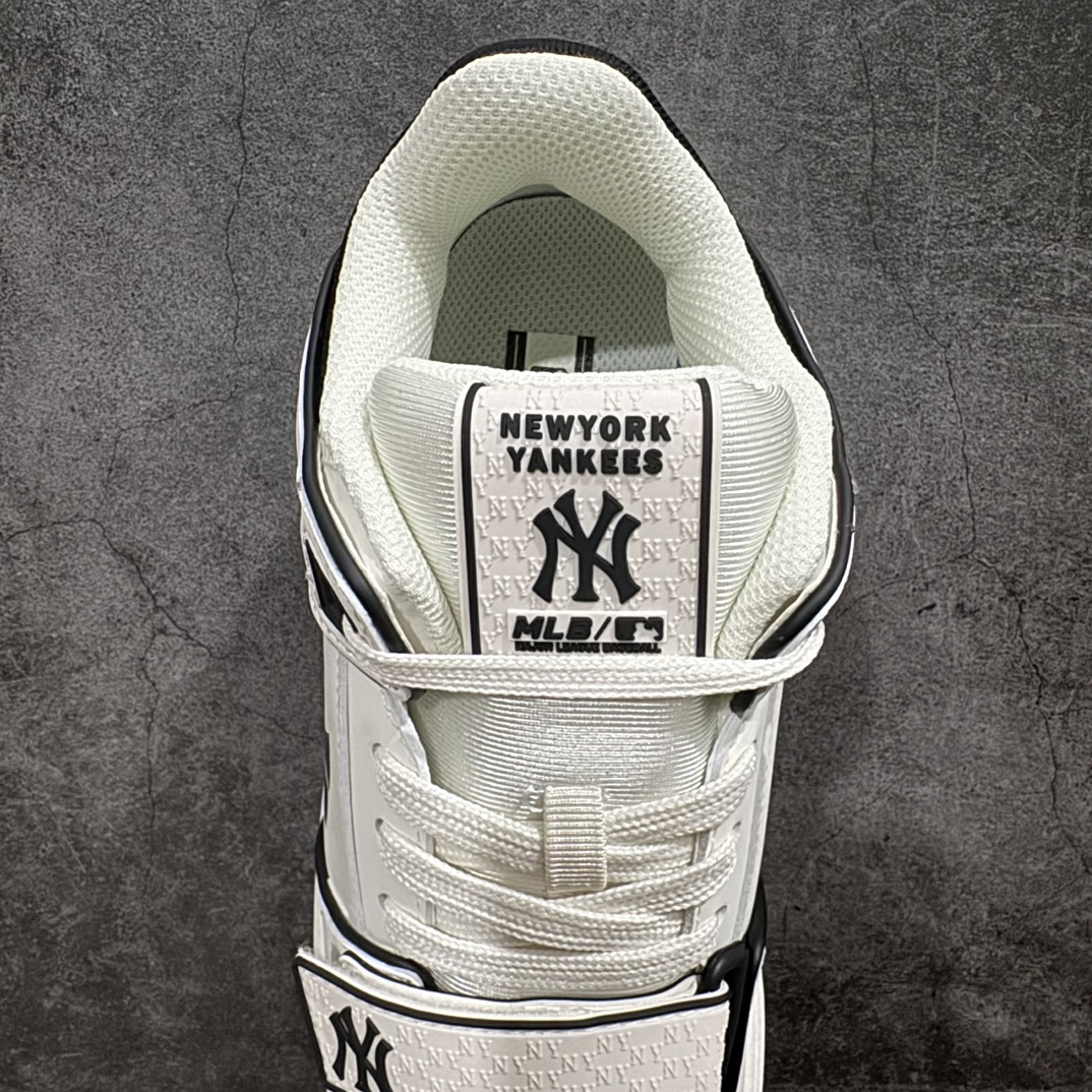 图片[8]-【PB过验版】MLB Chunky Liner Classic Monogarm中帮板鞋 韩国洋基队棒球联盟MLB NY网红老爹鞋 Korea韩国联名NY美国榄球纽约洋基队限定 几率过鉴定 韩国代购专供 左脚内置NFC感应 区别市面贴纸假芯片 MLB专用菱形双针中底布 重点细节中底布带注胶孔 原厂NFC感应吊牌 支持鉴定 一个两位数 原盒原标 全套原楦原纸板原厂数据开发 中韩文保养标贴 绿色防霉片 平台代购专供 独家一比一RB+MD组合大底 高频后跟小人Logo精准对位立体饱满 正确网布加超迁鞋面 转印中底走线紧密 转印Logo工艺表层防刮不掉色 尺码：35 36 36.5 37.5 38 38.5 39 40 40.5 41 42 42.5 43 44 44.5 45-选品中心