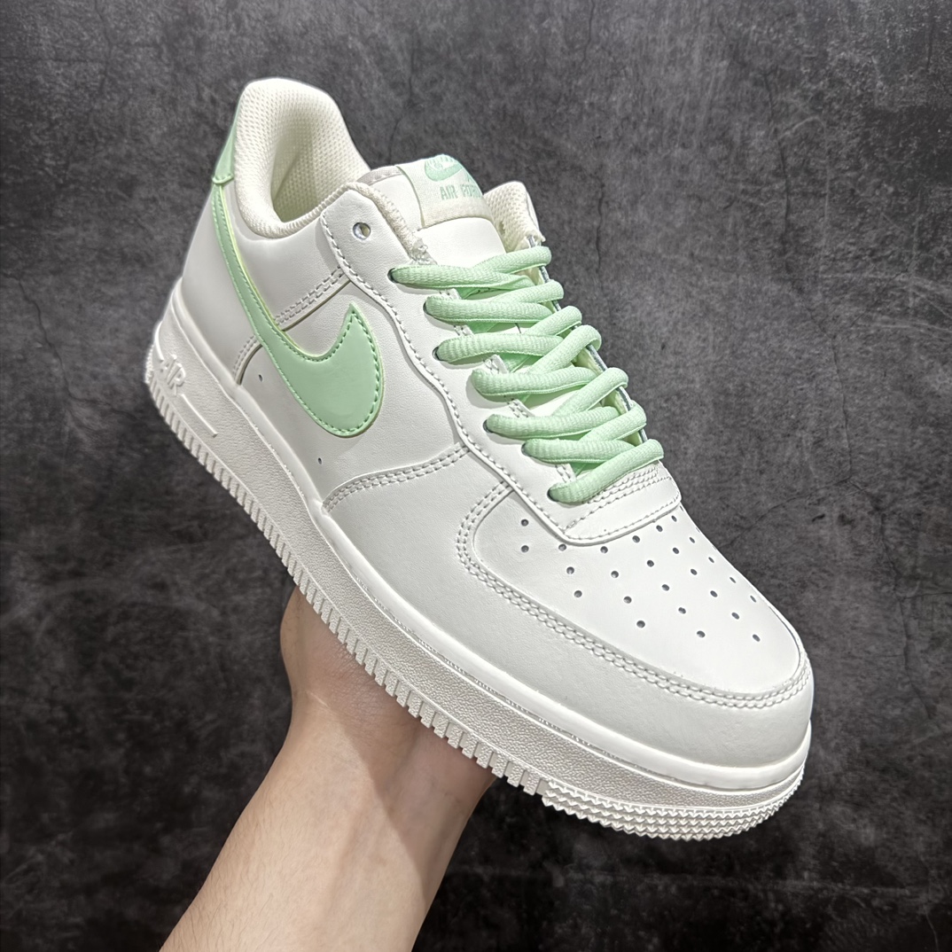 小红书爆款NikeAirForce1Low07“草绿”配色低帮空军一号休闲板鞋定制皮料原楦原纸板纯正空军