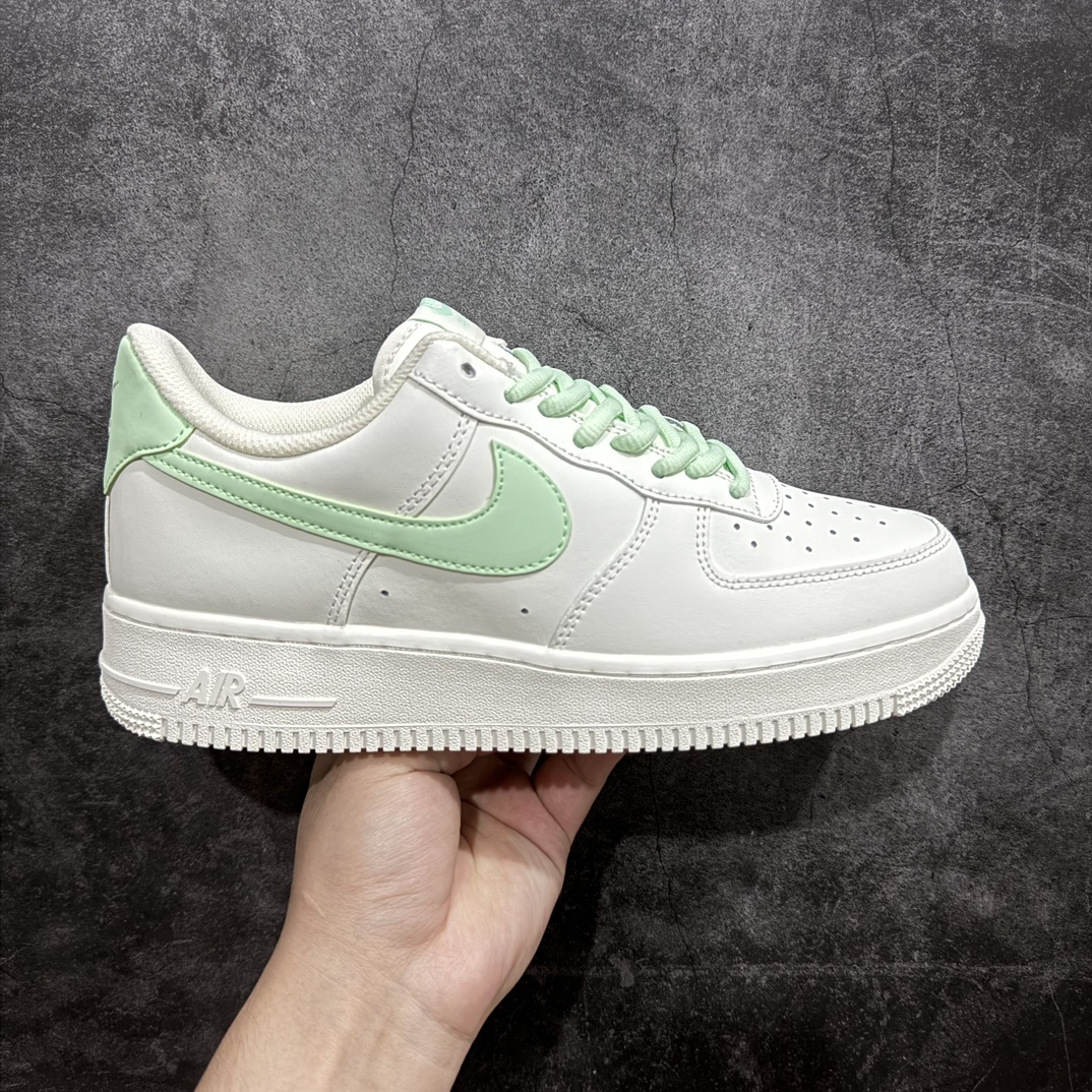 小红书爆款NikeAirForce1Low07“草绿”配色低帮空军一号休闲板鞋定制皮料原楦原纸板纯正空军