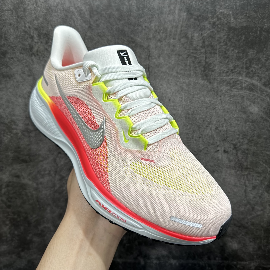 图片[3]-【纯原版】Nk Air Zoom Pegasus 41 耐克网面透气轻便耐磨跑鞋 FD2722-100rn#鞋面采用网布、织物、橡塑材料等多种材料拼接，出色支撑效果，缔造稳固脚感，塑就自然迈步体验。结合匠心排布的缓震配置，铸就稳固迈步体验。弧形外底设计，有助实现后跟到鞋头的顺畅过渡，在足部离地到落地过程中缔造流畅自如的迈步体验。r 尺码：39 40 40.5 41 42 42.5 43 44 44.5 45  编码：LDS250270-莆田鞋批发中心