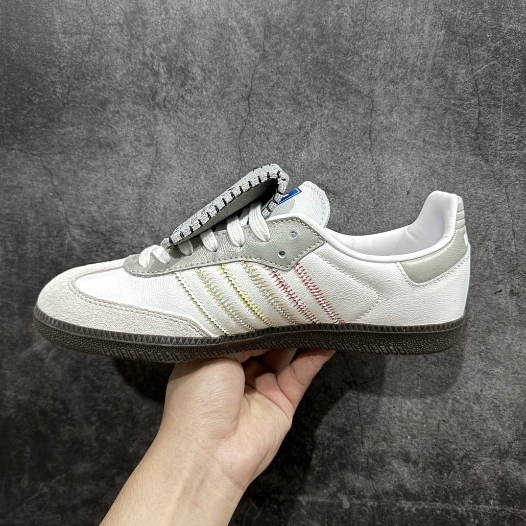 DIY定制礼盒版阿迪达斯/三叶草AdidasOriginalsSambaOG桑巴舞系列绅士德训足球风百搭