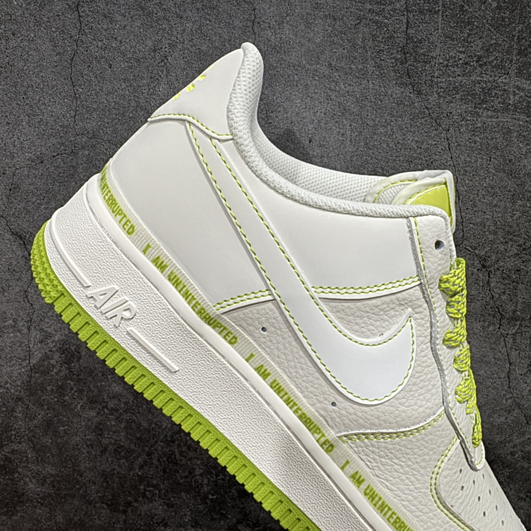 NikeAirForce1Low07白苹果绿满天星原楦头原纸板打造纯正低帮空军版型专注外贸渠道全掌内置蜂