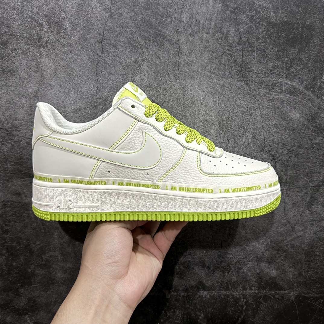 NikeAirForce1Low07白苹果绿满天星原楦头原纸板打造纯正低帮空军版型专注外贸渠道全掌内置蜂