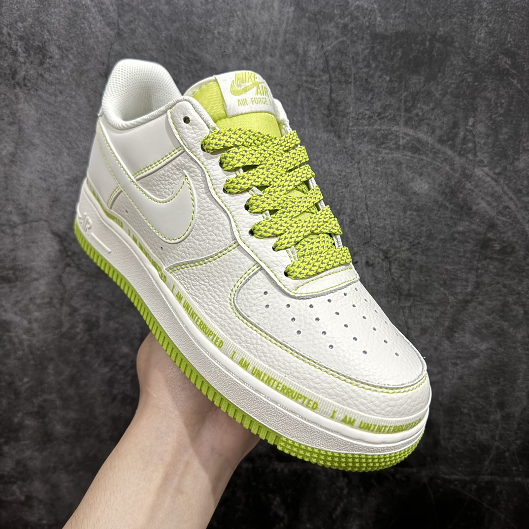 NikeAirForce1Low07白苹果绿满天星原楦头原纸板打造纯正低帮空军版型专注外贸渠道全掌内置蜂