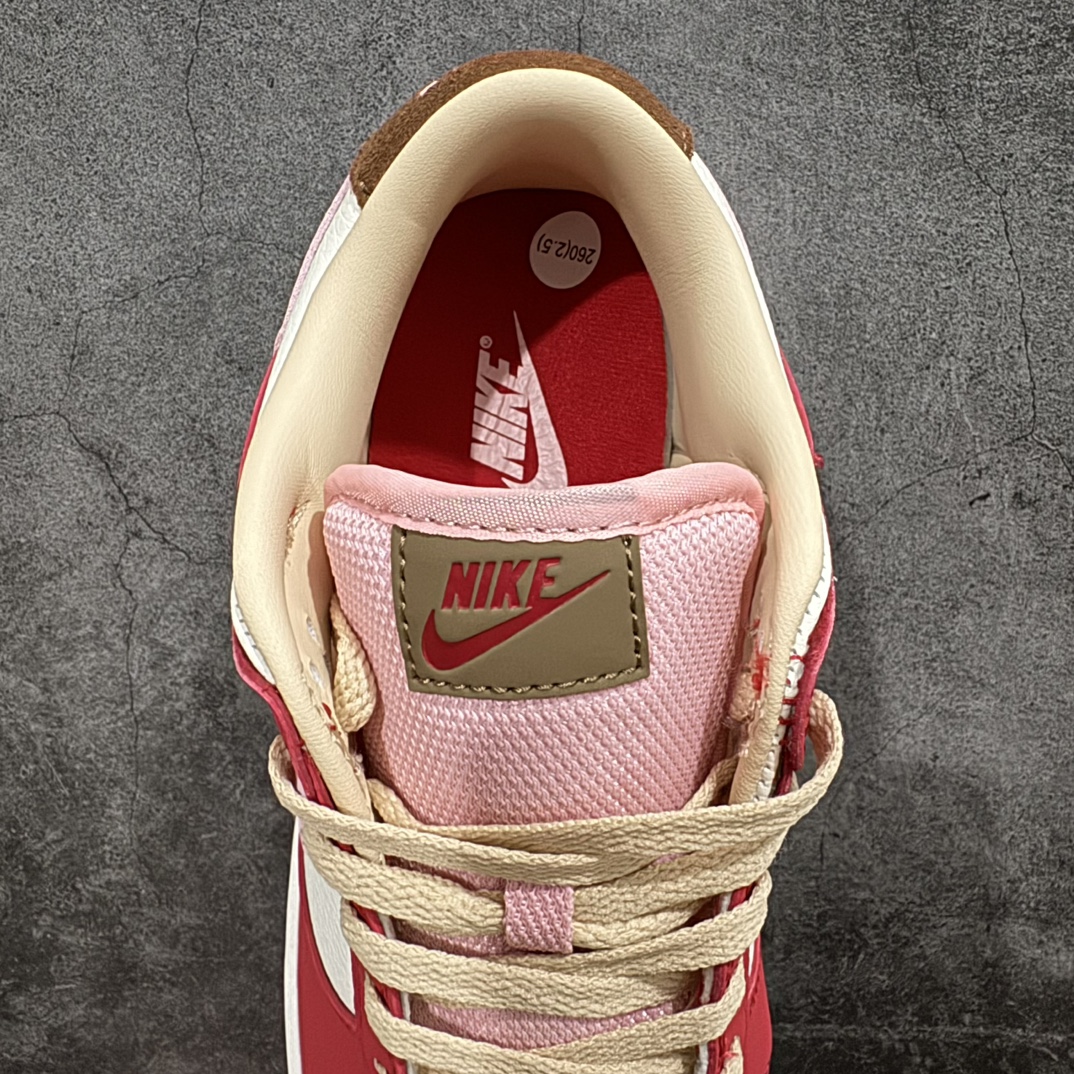 纯原Z版 Nk Dunk Low ”Bacon” 耐克 SB 低帮 白红粉 培根色 SB低帮休闲板鞋 FB7910-600