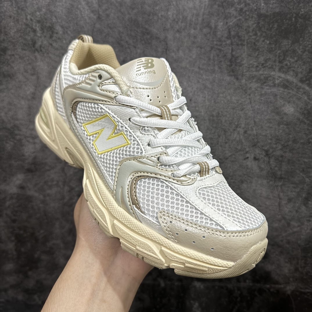 图片[3]-【小PF纯原】New Balance 530 NB530 男女休闲慢跑鞋 MR530AAnn原pf纯原工厂出品n保留原有的版型 清洁度和品质n材料有微调整 价格更具性价比n日韩出口特供订单配套商长期套现长期补货 全新货品正常出厂触屏不到的单价 超级跑量款全套原楦原纸板原厂数据开发 进口三明治网面原装进口翻毛皮料正确绒感卡色 正确中底拉帮中底网布细节 采用轻质牛剖革拼接透气网眼衬垫织物鞋面材质 T-Beam大底提供足步弓支撑 保持步态稳定 后跟搭载外露缓震胶 鞋身整体以各种深浅不一的灰色覆盖 鞋头以淡蓝色调装饰 网眼衬垫通过不规律的色块实现做旧的美感 泛黄的鞋底更是进一步增添了复古气息  尺码：36 37 37.5 38 38.5 39.5 40 40.5 41.5 42 42.5 43 44 44.5 45 编码：NM220240-鞋库