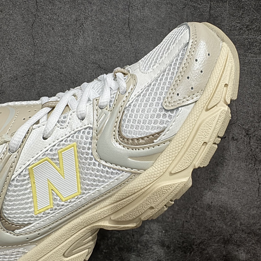 图片[6]-【小PF纯原】New Balance 530 NB530 男女休闲慢跑鞋 MR530AAnn原pf纯原工厂出品n保留原有的版型 清洁度和品质n材料有微调整 价格更具性价比n日韩出口特供订单配套商长期套现长期补货 全新货品正常出厂触屏不到的单价 超级跑量款全套原楦原纸板原厂数据开发 进口三明治网面原装进口翻毛皮料正确绒感卡色 正确中底拉帮中底网布细节 采用轻质牛剖革拼接透气网眼衬垫织物鞋面材质 T-Beam大底提供足步弓支撑 保持步态稳定 后跟搭载外露缓震胶 鞋身整体以各种深浅不一的灰色覆盖 鞋头以淡蓝色调装饰 网眼衬垫通过不规律的色块实现做旧的美感 泛黄的鞋底更是进一步增添了复古气息  尺码：36 37 37.5 38 38.5 39.5 40 40.5 41.5 42 42.5 43 44 44.5 45 编码：NM220240-鞋库