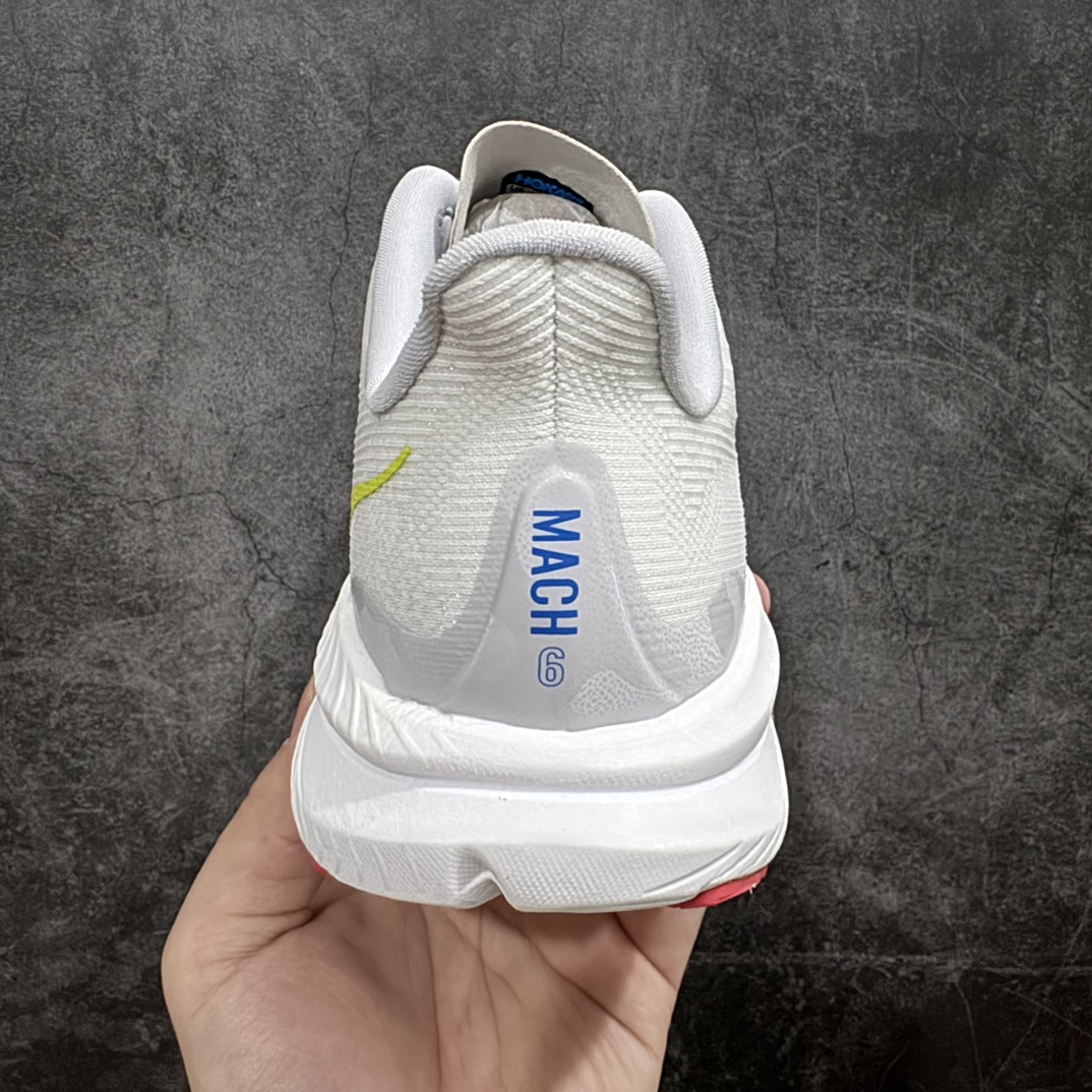 图片[4]-【超软底纯原版】美国新兴跑鞋品牌Hoka One One Mach 6 Low 马赫6代系列低帮全马竞速轻量透气网纱休闲运动慢跑鞋nn男女鞋半码制n原楦开发纸版楦型n采用热熔工程贾卡网织鞋面材质n搭载轻量化全掌双密度超临界EVA材料发泡中底,脚感更软弹n外置防滑耐磨橡胶底片❗️升级全掌超临界中底界 尺码：36 36.5 37.5 38 38.5 39 40 40.5 41 42 42.5 43 44 44.5 45 46 编码：NM240260-莆田鞋批发中心