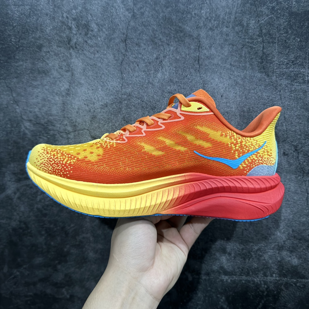 图片[2]-【超软底纯原版】美国新兴跑鞋品牌Hoka One One Mach 6 Low 马赫6代系列低帮全马竞速轻量透气网纱休闲运动慢跑鞋nn男女鞋半码制n原楦开发纸版楦型n采用热熔工程贾卡网织鞋面材质n搭载轻量化全掌双密度超临界EVA材料发泡中底,脚感更软弹n外置防滑耐磨橡胶底片❗️升级全掌超临界中底界 尺码：36 36.5 37.5 38 38.5 39 40 40.5 41 42 42.5 43 44 44.5 45 46 编码：NM240260-莆田鞋批发中心