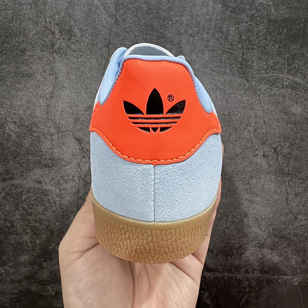 图片[4]-【正确版】adidas originals GAZELLE INDOOR 舒适休闲 防滑轻便 低帮 板鞋 蓝色 JI2076nn高端零售特供批次原厂定制长毛翻毛皮组合环保纤维革鞋面材质内置环保海玻璃鞋垫外置RB橡胶大底 产品品控稳定性领先行业原厂全套原楦原纸板冲刀磨具开发 原厂皮料加持原厂港宝加持定型后跟R度完美  尺码：35-45 编码：DZTB230250-鞋库