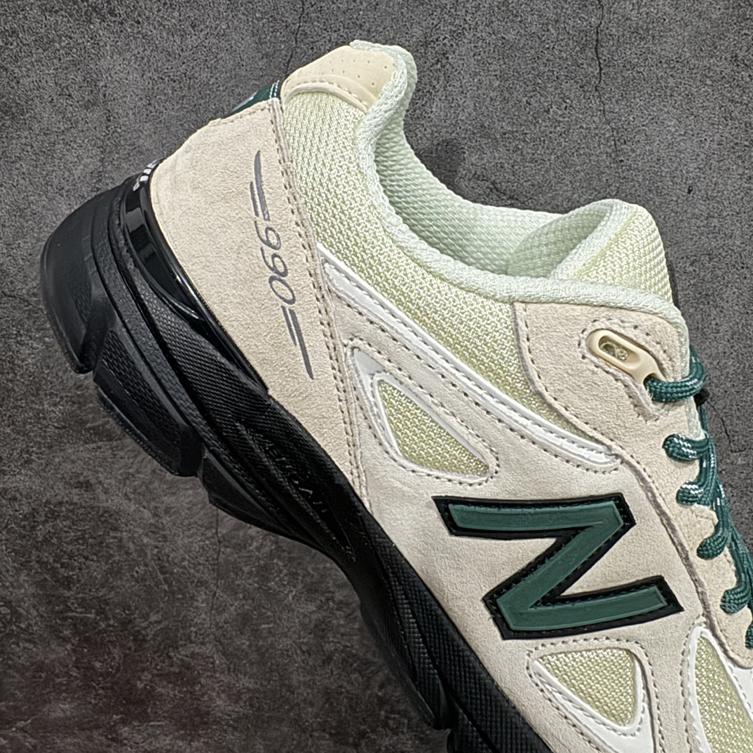 图片[7]-【R版】New Balance NB 990 V4 “Macadamia Nut”复古 百搭舒适 网布猪皮减震耐磨 低帮 休闲跑步鞋 男款 白绿鞋 U990GB4nn升级原楦原纸版数据开发版型n采用台产进口猪巴革组合网织鞋面材质n全新开发6层组合底模精密开发n中底嵌入碳板缓震及后跟嵌入TPU装饰条稳固 尺码：36 37 37.5 38 38.5 39 40 40.5 41.5 42 42.5 43 44 45 编码：LDS250270-鞋库