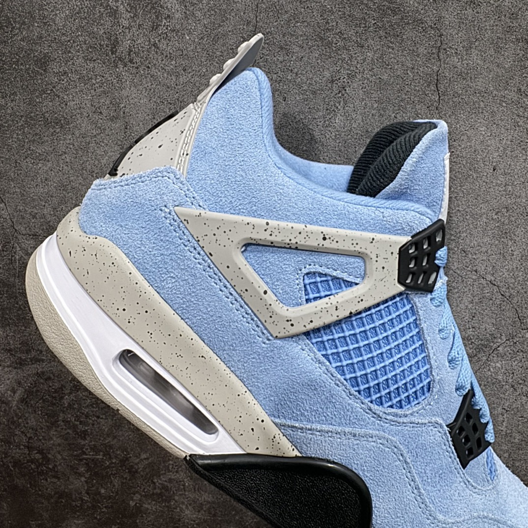 GAT原厂皮版 男女码 Air Jordan 4 SE “University blue” AJ4大学蓝  CT8527-400