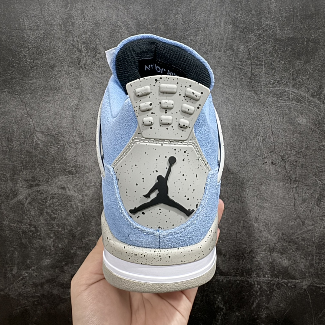 GAT原厂皮版 男女码 Air Jordan 4 SE “University blue” AJ4大学蓝  CT8527-400