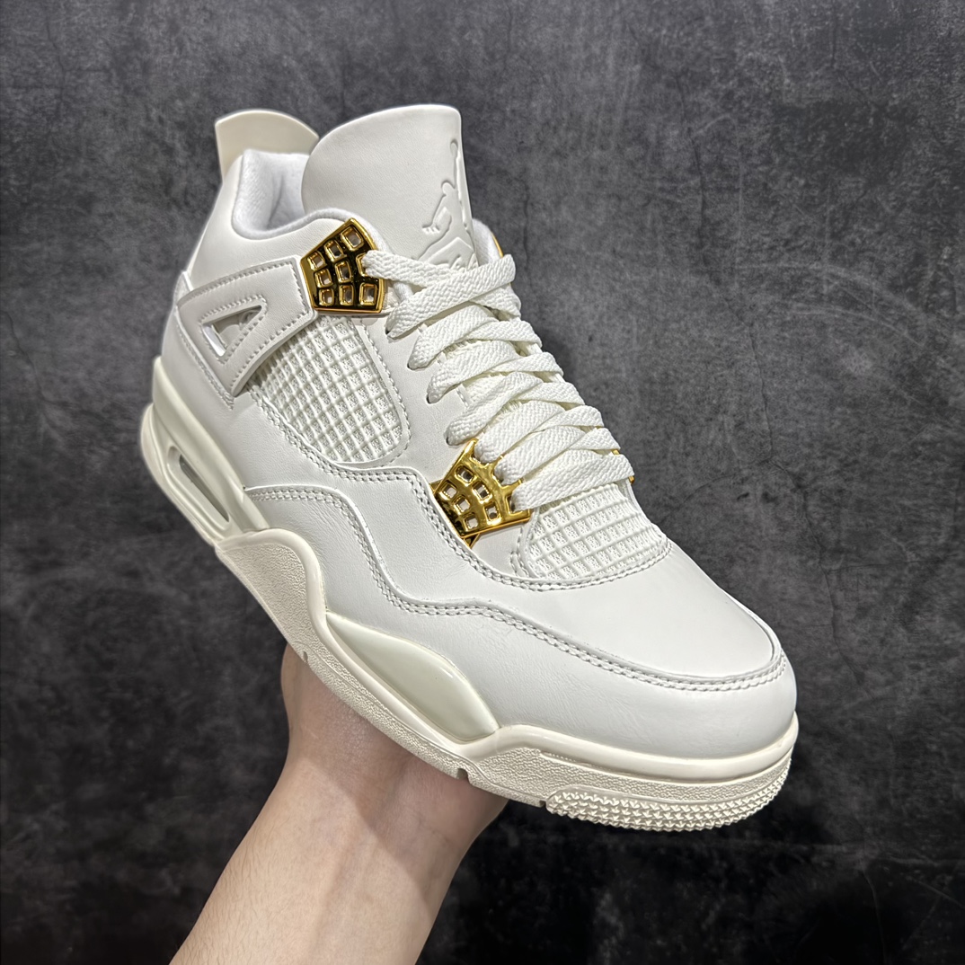 GAT原厂皮版 男女码 Air Jordan AJ4 Retro 白金扣 AQ9129-170