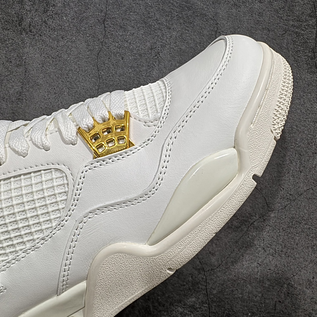 GAT原厂皮版 男女码 Air Jordan AJ4 Retro 白金扣 AQ9129-170